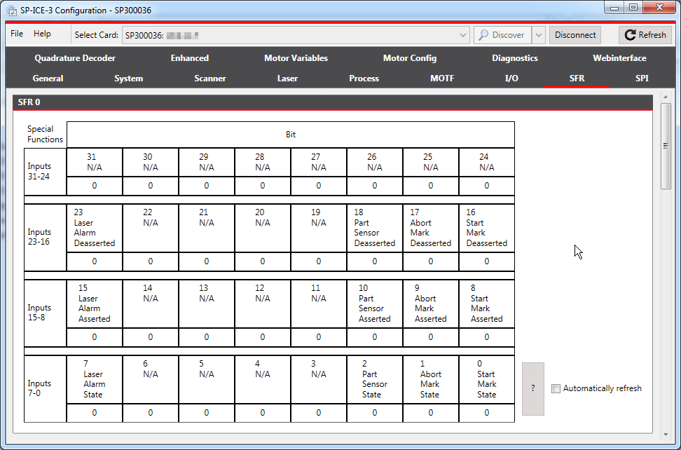 SP-ICE-3 Configuration-SFR 0